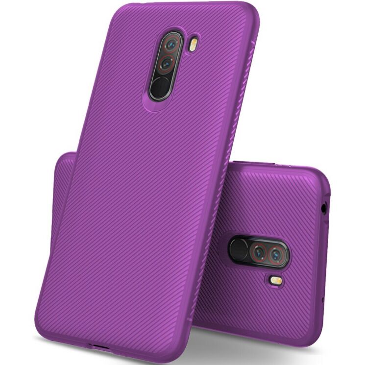 Защитный чехол UniCase Twill Soft для Xiaomi Pocophone F1 - Purple: фото 1 из 7