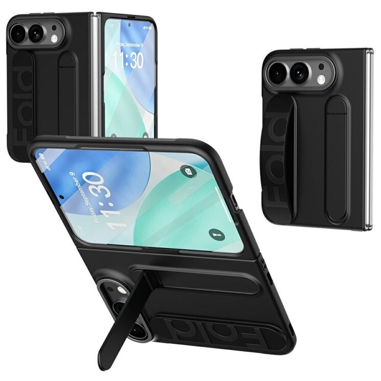 Захисний чохол UniCase Wrist Stand (FF) для iPhone Duo - Black: фото 1 з 7