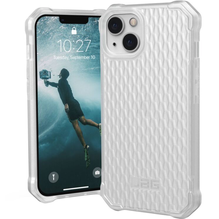 Захисний чохол URBAN ARMOR GEAR Essential Armor для iPhone 13 (11317S110243) - Frosted Ice: фото 1 з 4