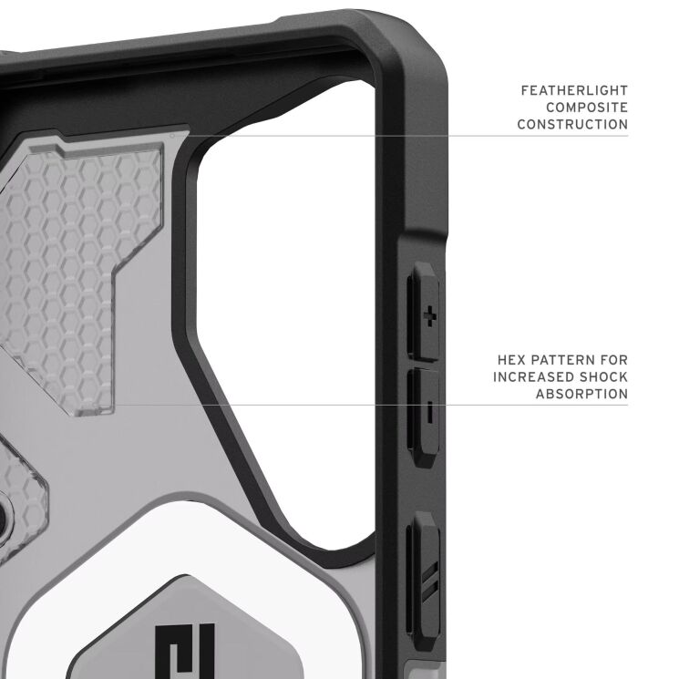 Защитный чехол URBAN ARMOR GEAR Pathfinder Clear Pro для Samsung Galaxy S26 Ultra (S948) 214526113140 - Ash / Black (408571B) Защитный чехол URBAN ARMOR GEAR Pathfinder Clear Pro для Samsung Galaxy S26 Ultra (S948) 214526113140 - Ash / Black: фото 10 из 14