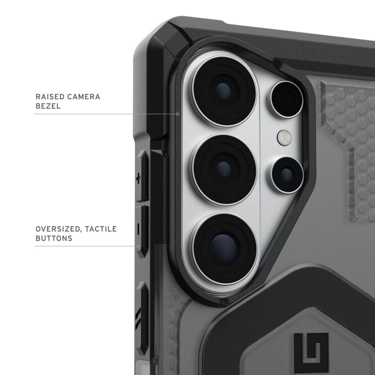 Защитный чехол URBAN ARMOR GEAR Pathfinder Clear Pro для Samsung Galaxy S26 Ultra (S948) 214526113140 - Ash / Black (408571B) Защитный чехол URBAN ARMOR GEAR Pathfinder Clear Pro для Samsung Galaxy S26 Ultra (S948) 214526113140 - Ash / Black: фото 7 из 14