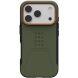 Защитный чехол URBAN ARMOR GEAR (UAG) Civilian MagSafe для iPhone 17 Pro (114545117297) - Olive / Orange (387394O). Фото 1 из 11