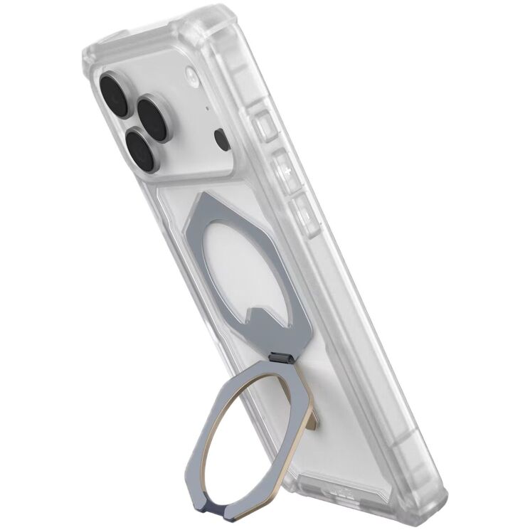 Защитный чехол URBAN ARMOR GEAR Plasma XTE MagSafe для iPhone 17 Pro Max (114528114G36) - Clear / Titanium: фото 5 из 13