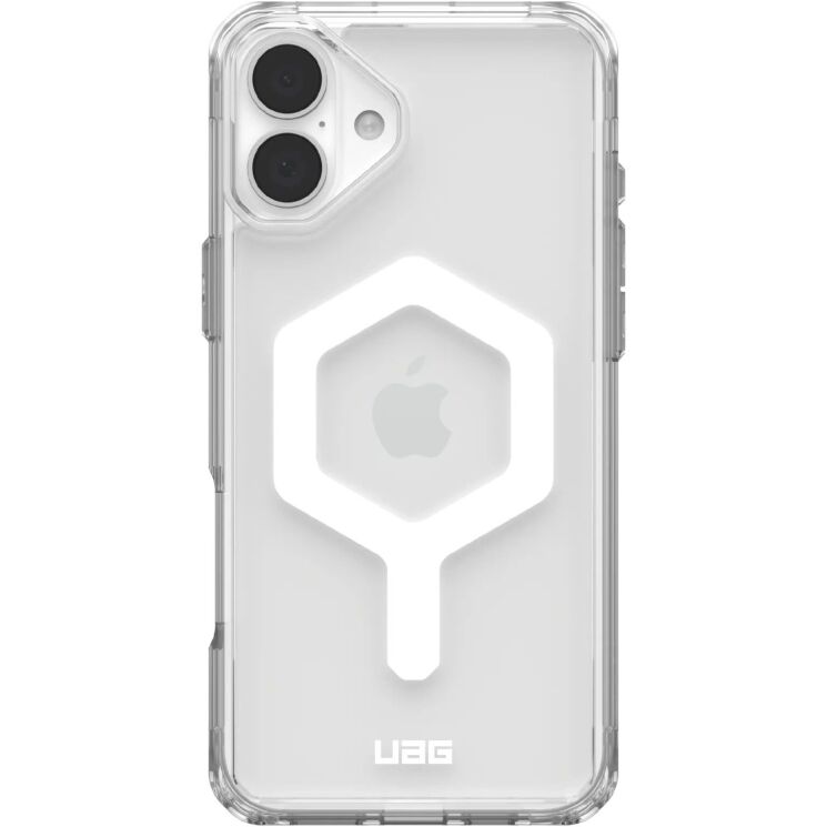 Защитный чехол URBAN ARMOR GEAR (UAG) Plyo MagSafe для Apple iPhone 16 Plus - Ice White: фото 1 из 7