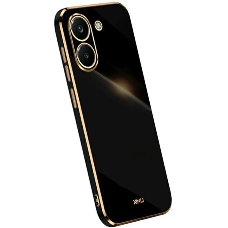 Захисний чохол XINLI Porcelain Design для Xiaomi Poco X8 Pro - Black: фото 1 з 9