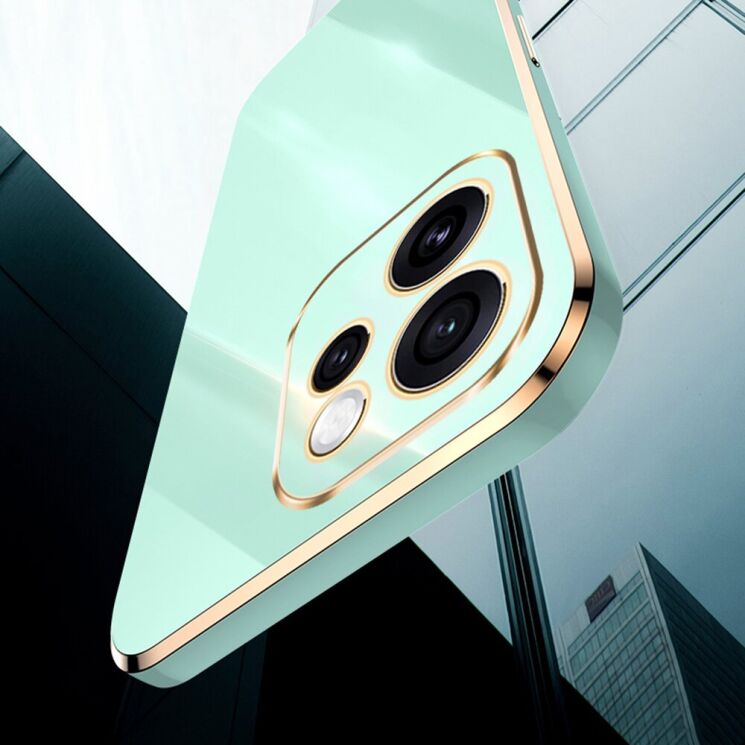 Захисний чохол XINLI Porcelain Ring для OPPO Reno 15 Pro - Cyan: фото 7 з 7