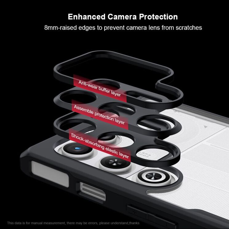 Защитный чехол XUNDD Rugged Case для ZTE Nubia Red Magic 11 Air - Black (423105B) Защитный чехол XUNDD Rugged Case для ZTE Nubia Red Magic 11 Air - Black: фото 8 из 8