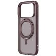 Защитный чехол ZGA Frost Ring Stand для Apple iPhone 18 Pro Max - Wine Red (423900WR)