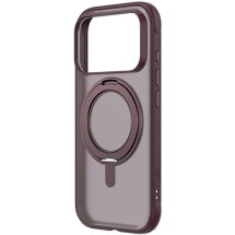 Защитный чехол ZGA Frost Ring Stand для Apple iPhone 18 Pro Max - Wine Red: фото 1 из 10