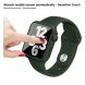 Захисний комплект IMAK Watch Strap + Case для Apple Watch 44 mm - Dark Green (251867DG). Фото 11 з 14