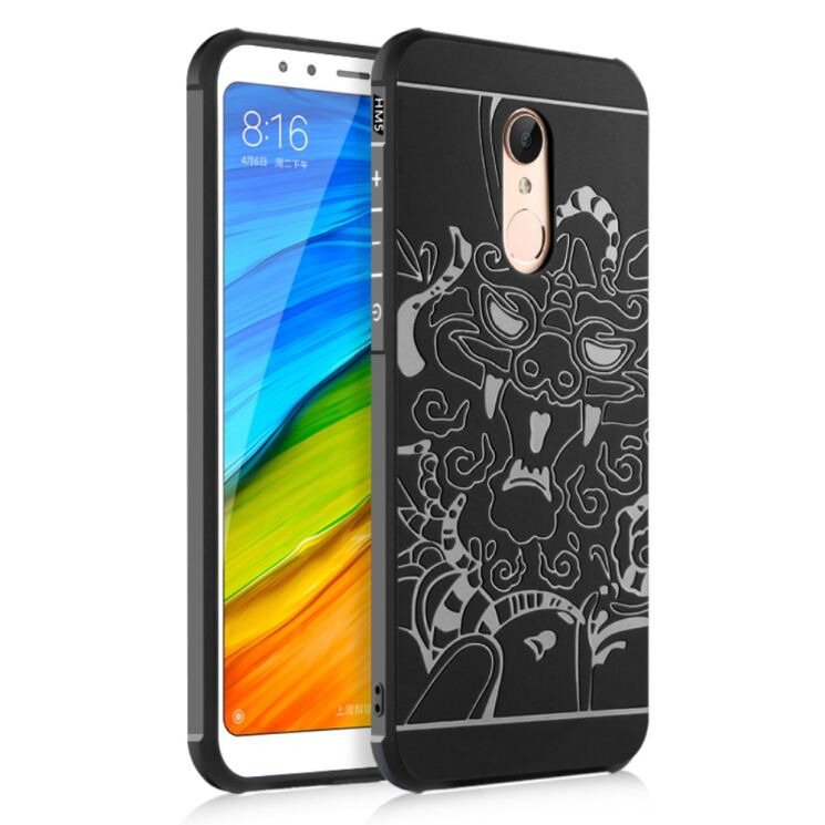 Захисний чохол UniCase Dragon Style для Xiaomi Redmi 5 - Black (189726B) Захисний чохол UniCase Dragon Style для Xiaomi Redmi 5 - Black: фото 1 з 3