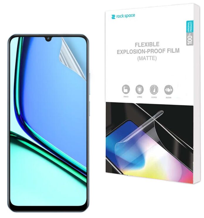 Антиблікова плівка на екран RockSpace Explosion-Proof Matte для Realme Note 60 / Note 60x: фото 1 з 8