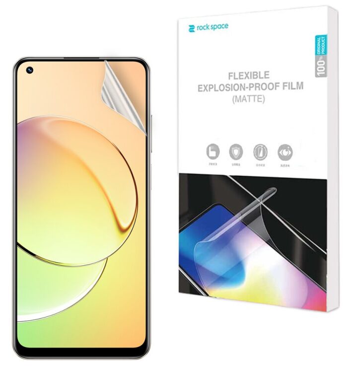 Антиблікова плівка на екран RockSpace Explosion-Proof Matte для Realme 10: фото 1 з 8