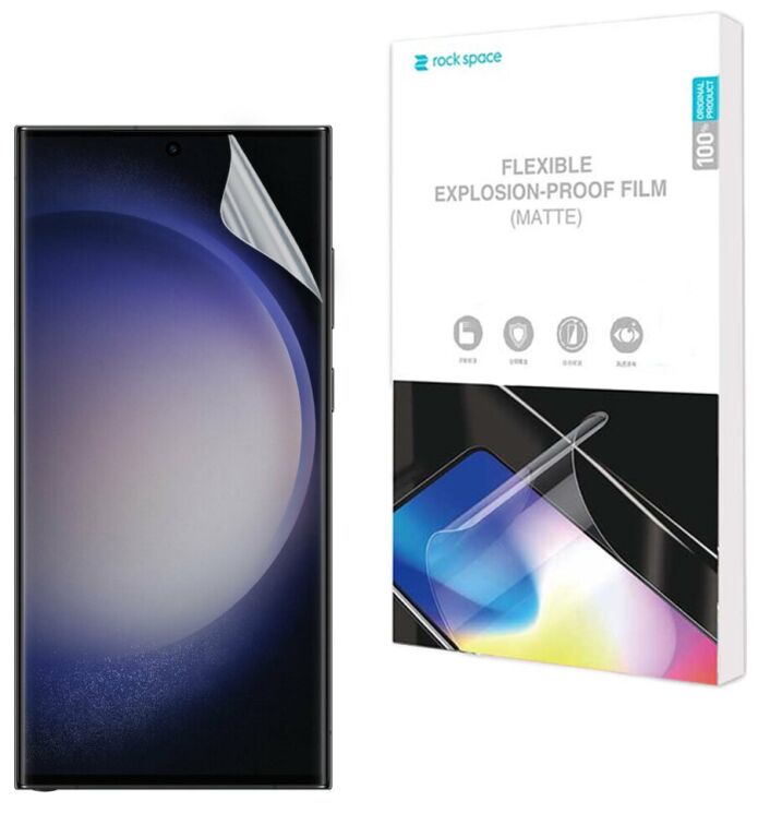 Антиблікова плівка на екран RockSpace Explosion-Proof Matte для Samsung Galaxy S23 Ultra (S918): фото 1 з 8