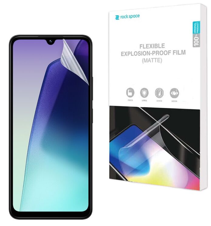 Антиблікова плівка на екран RockSpace Matte для Xiaomi Redmi 14C / Redmi A4 5G: фото 1 з 8