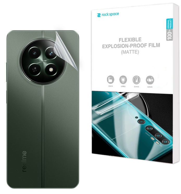 Антиблікова плівка на задню панель RockSpace Explosion-Proof Matte для Realme 12 / 12 Plus: фото 1 з 9