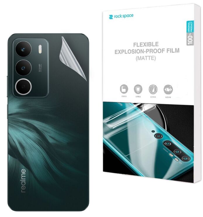 Антиблікова плівка на задню панель RockSpace Explosion-Proof Matte для Realme C71: фото 1 з 1
