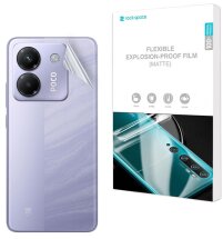 Антибликовая пленка на заднюю панель RockSpace Explosion-Proof Matte для Xiaomi Poco M7 Pro: фото 1 из 9