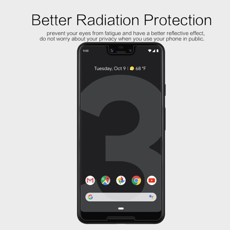 Антибликовая пленка NILLKIN Matte для Google Pixel 3 XL: фото 7 из 12