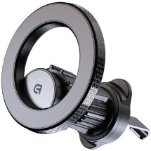 Автомобільний тримач ArmorStandart GoEasy Magnetic Airvent - Black: фото 1 з 2