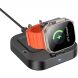Беспроводное зарядное устройство Hoco CQ16A Astute 3-in-1 - Black (958286B). Фото 2 из 7