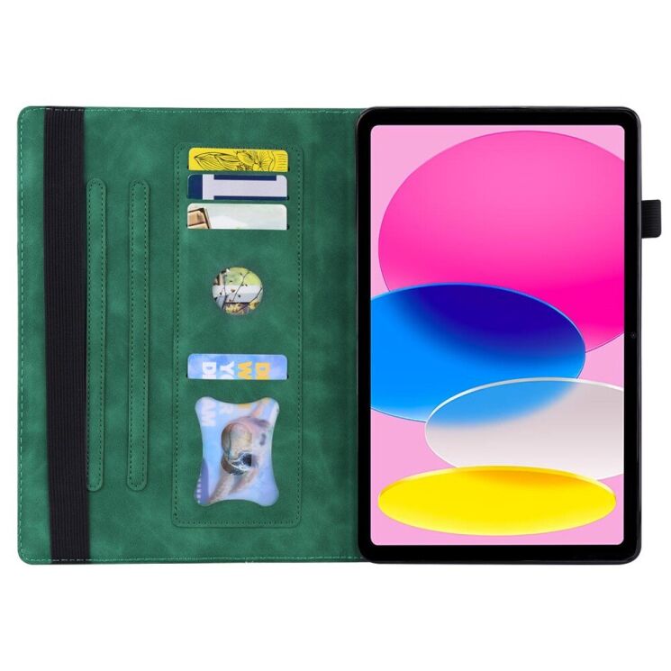 Чохол Deexe Business Style для Apple iPad 10.9 (2022) / iPad 11 (2025) - Green: фото 2 з 7