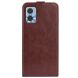 Чохол Deexe Flip Case для Motorola Moto E22 - Brown (326706Z). Фото 4 з 7