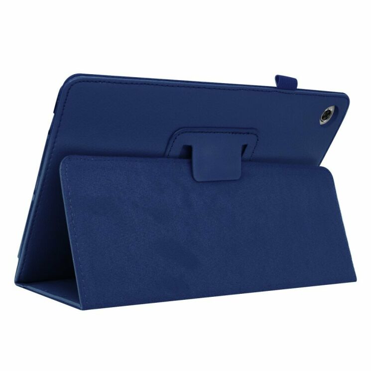 Чохол Deexe Folder Style для Lenovo Tab M10 Plus 1/2 Gen (TB-X606) - Dark Blue: фото 4 з 7