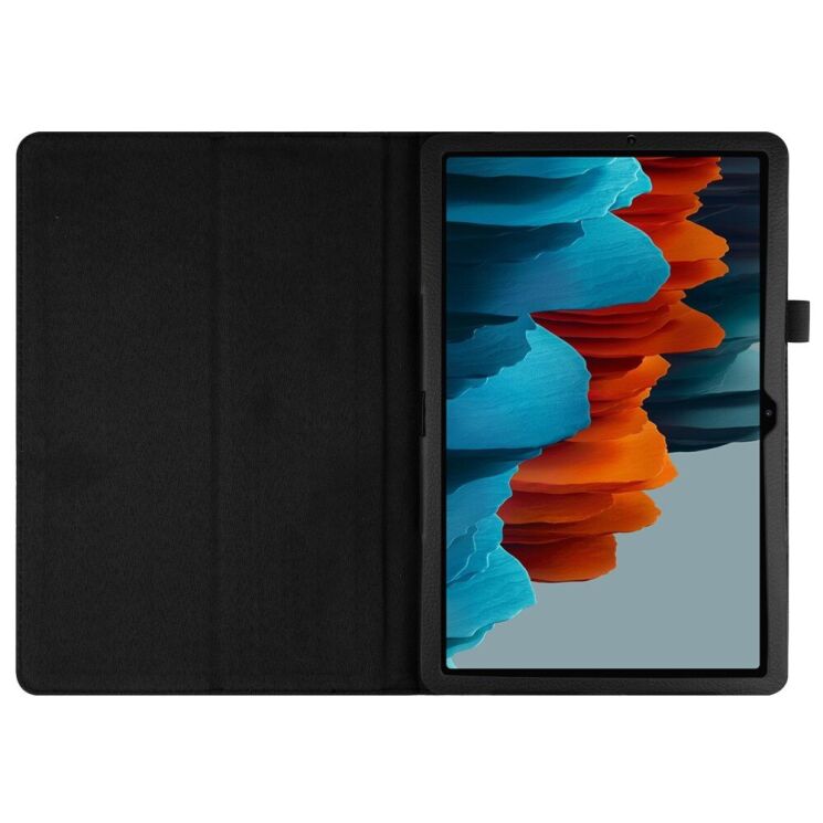 Чехол Deexe Folder Style для Samsung Galaxy Tab S7 Plus (T970/975) / S8 Plus (T800/806) - Black: фото 4 из 7