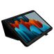 Чехол Deexe Folder Style для Samsung Galaxy Tab S7 Plus (T970/975) / S8 Plus (T800/806) - Black (250218B). Фото 5 из 7