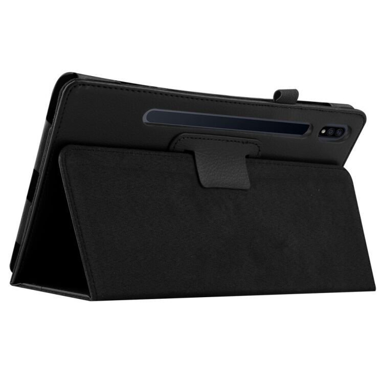 Чехол Deexe Folder Style для Samsung Galaxy Tab S7 Plus (T970/975) / S8 Plus (T800/806) - Black: фото 7 из 7