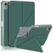 Чохол Deexe Origami Case для Apple iPad 10.9 (2022) / iPad 11 (2025) - Blackish Green (306409DG). Фото 1 з 8