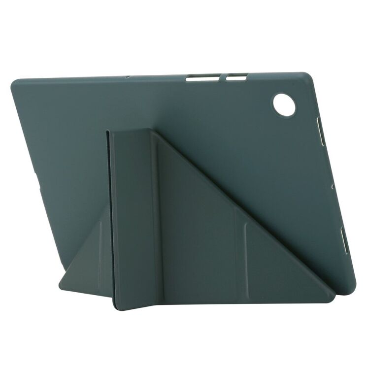 Чехол Deexe Origami Case для Samsung Galaxy Tab A9 (X110/115) - Midnight Green: фото 4 из 7
