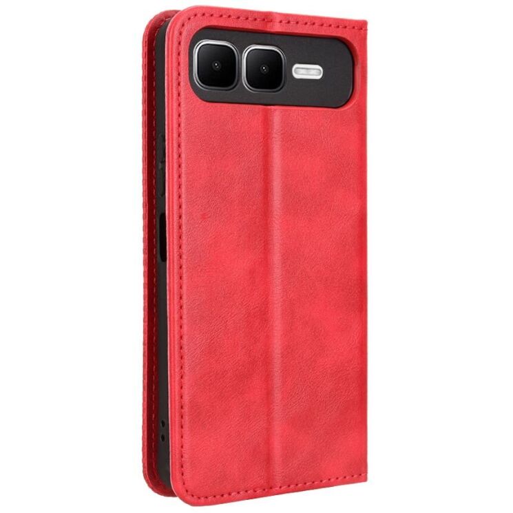 Чохол Deexe Retro Style для Infinix Smart 10 Plus - Red: фото 6 з 8