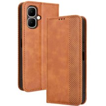 Чохол Deexe Retro Style для Infinix Smart 10 - Brown: фото 1 з 16
