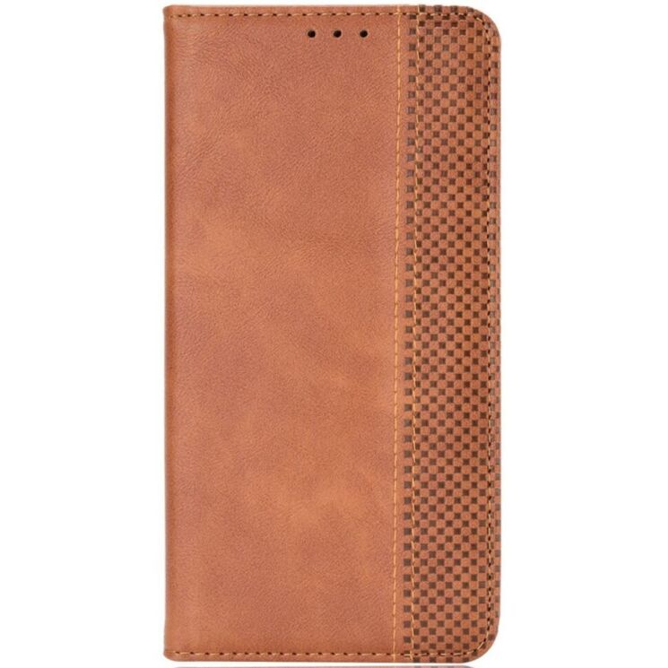 Чехол Deexe Retro Style для Motorola Moto G72 - Brown: фото 2 из 9