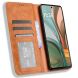 Чехол Deexe Retro Style для Motorola Moto G75 - Brown (367805Z). Фото 2 из 8