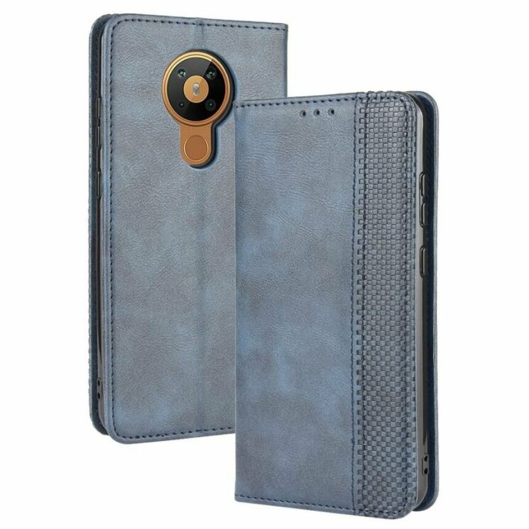 Чохол Deexe Retro Style для Nokia 5.3 - Blue: фото 1 з 17