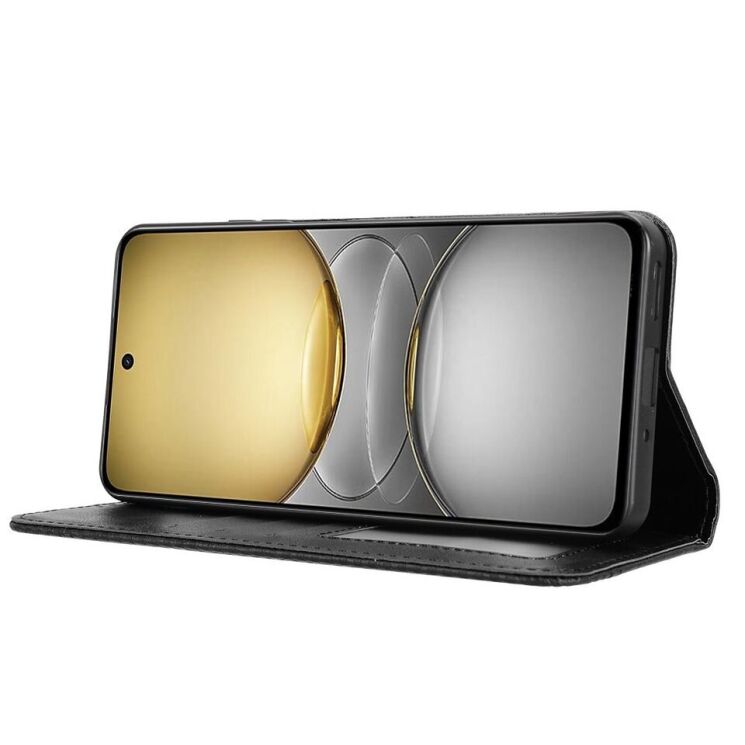 Чохол Deexe Retro Style для Realme C75 - Black: фото 3 з 7