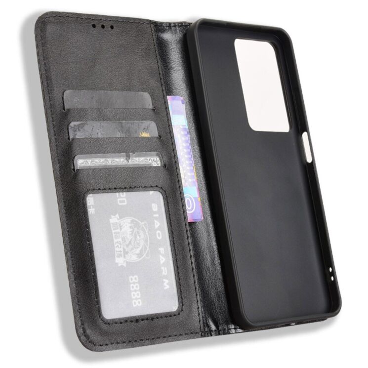 Чохол Deexe Retro Style для Realme C75 - Black: фото 4 з 7