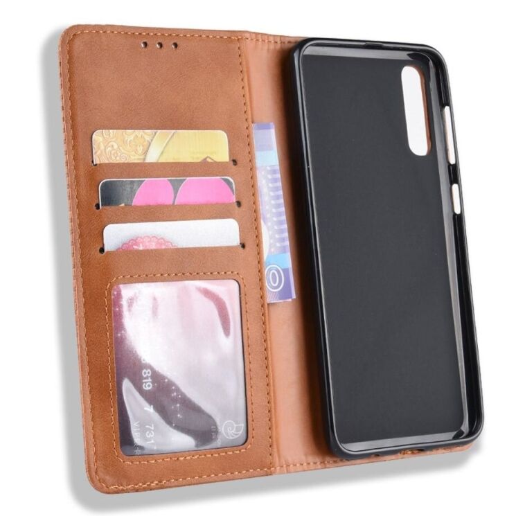 Чехол Deexe Retro Style для Samsung Galaxy A50 (A505) / A30s (A307) / A50s - Brown: фото 6 из 12