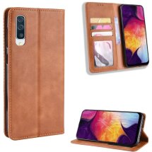 Чехол Deexe Retro Style для Samsung Galaxy A50 (A505) / A30s (A307) / A50s - Brown: фото 1 из 12