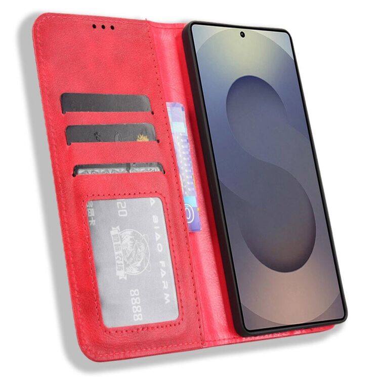 Чехол Deexe Retro Style для Samsung Galaxy S25 Ultra (S938) - Red: фото 2 из 7