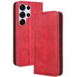 Чехол Deexe Retro Style для Samsung Galaxy S25 Ultra (S938) - Red (374575R)