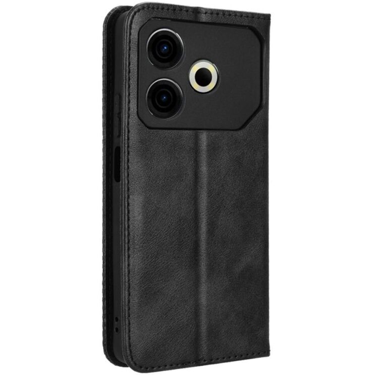 Чохол Deexe Retro Style для TECNO Pova 6 Neo - Black: фото 6 з 7