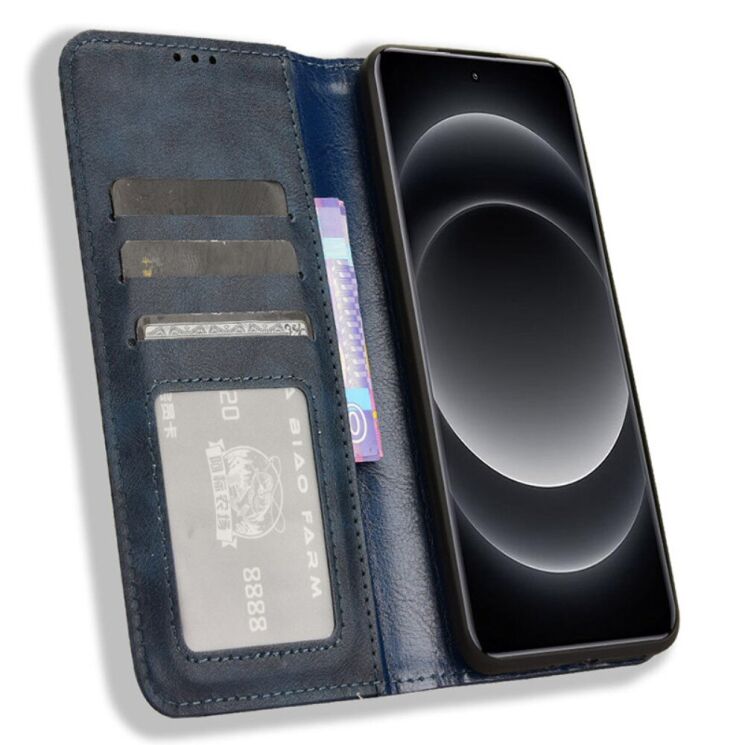 Чехол Deexe Retro Style для Xiaomi 14 Ultra - Blue: фото 2 из 7