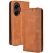 Чехол Deexe Retro Style для Xiaomi Poco F7 - Brown (381126Z)