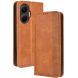 Чехол Deexe Retro Style для Xiaomi Poco F7 - Brown (381126Z). Фото 1 из 18