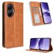 Чехол Deexe Retro Style для Xiaomi Poco F7 - Brown (381126Z). Фото 2 из 18