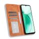 Чехол Deexe Retro Style для ZTE Blade A35 / Blade A55 - Brown (367703Z). Фото 2 из 7